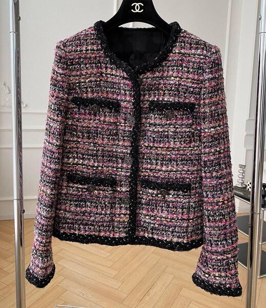 Пиджак Chanel женский бордовый 168355