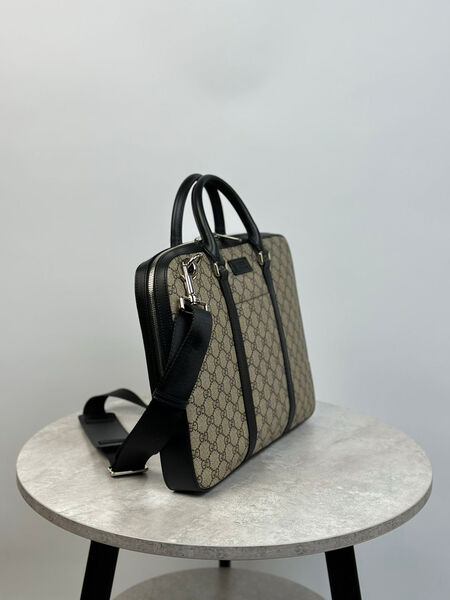 Мужской портфель Gucci мужской бежевый 52071-6