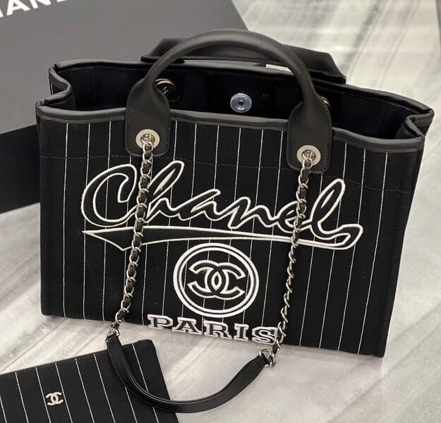 Сумка Chanel Shopping женский кожа черный 109228