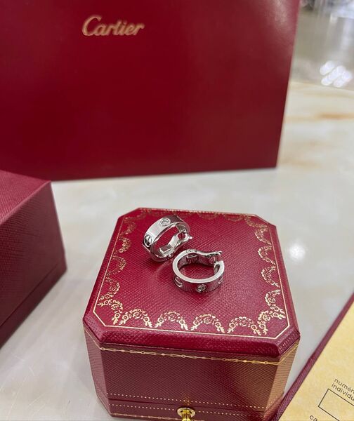 Серьги Cartier графитовый 175512-6