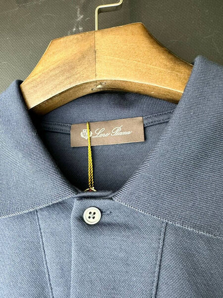 Мужское поло Loro Piana мужской графитовый 144404-2