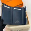 Кошелек Louis Vuitton женский кожа синий 149768-2
