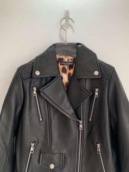 Куртка Dolce & Gabbana женский кожа черный 104672-4