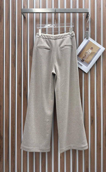 Брюки Brunello Cucinelli женский бежевый 164362-3