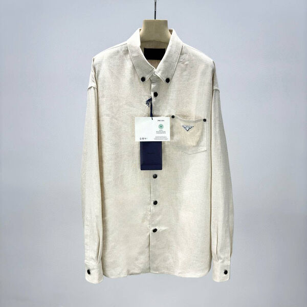 Мужская рубашка Prada мужской графитовый 194454-2