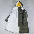 Мужской пуховик двусторонний Moncler мужской болотный 166525-5