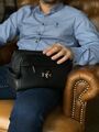 Мужской несессер косметичка Stefano Ricci мужской кожа черный 55302-2
