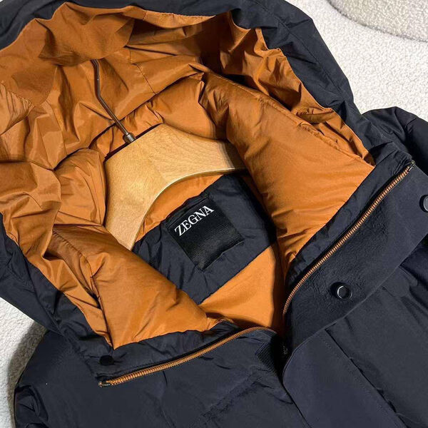 Мужской пуховик Zegna мужской черный 167527-4