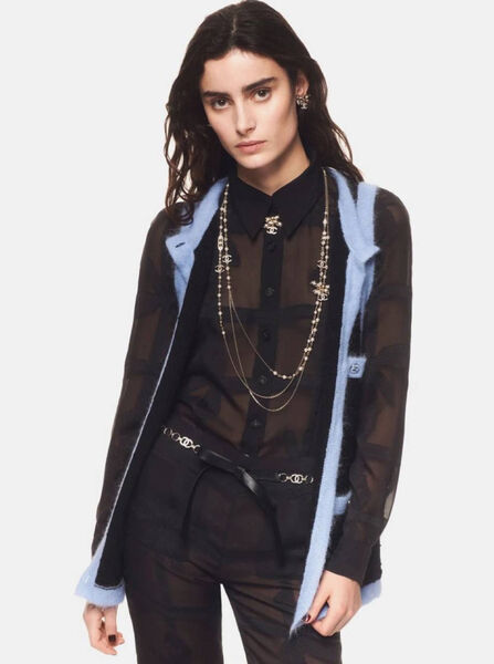 Рубашка Chanel женский черный 179004-2