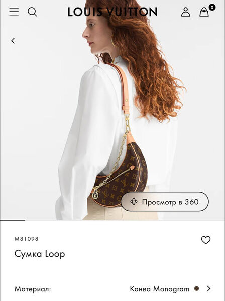 Сумка Louis Vuitton женский канва 184685-2