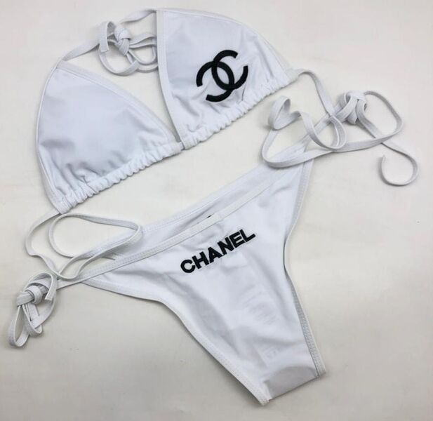 Купальник Chanel женский белый 37047