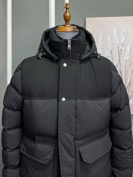 Мужской пуховик Moncler мужской черный 167553-7