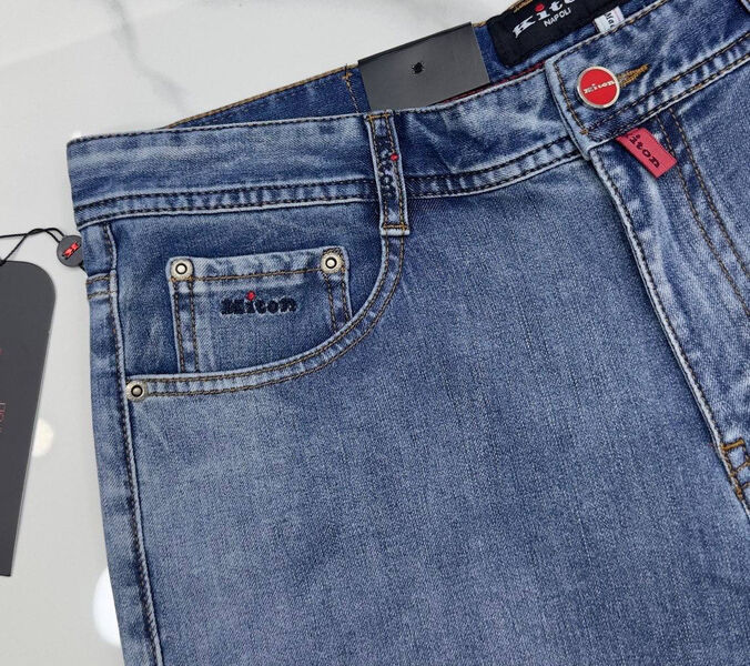 Мужские джинсы Kiton мужской джинса синий 179983-4