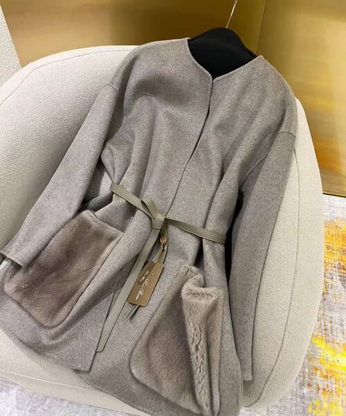 Пальто Loro Piana женский графитовый 201685