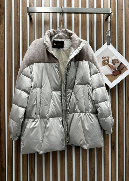 Пуховик Loro Piana женский графитовый 164984-6