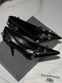 Туфли Balenciaga женский кожа черный 99084-2