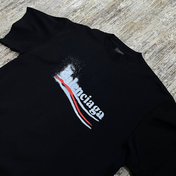 Мужская футболка Balenciaga мужской черный 145894-2