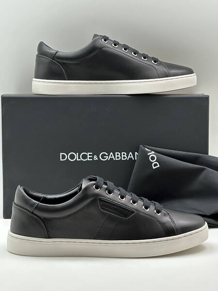 Мужские кеды Dolce & Gabbana мужской кожа черный 151916-5