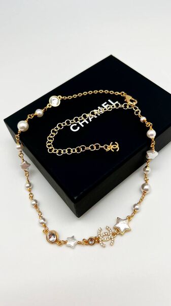 Колье Chanel молочный 176123