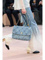 Сумка Chanel женский текстиль бирюзовый 192108-2