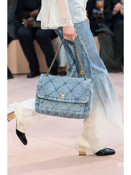 Сумка Chanel женский текстиль бирюзовый 192108-2