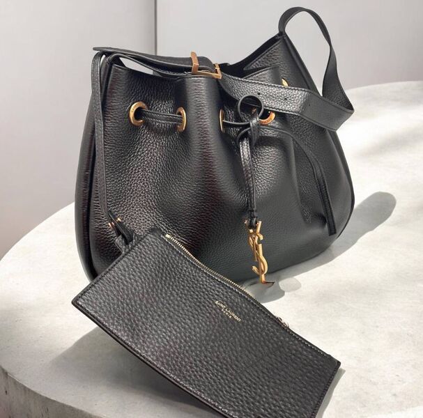 Сумка Saint Laurent женский кожа черный 159485