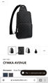 Мужская сумка слинг Louis Vuitton мужской кожа черный 170385-5