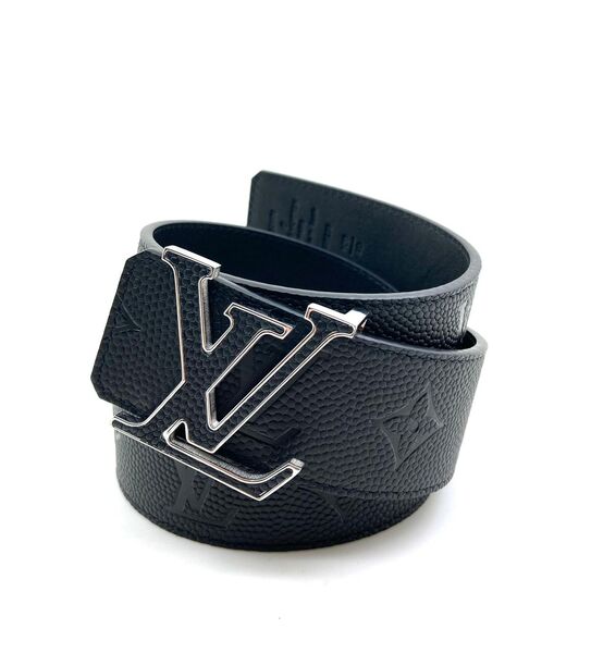 Ремень мужской Louis Vuitton мужской кожа черный 63778-4