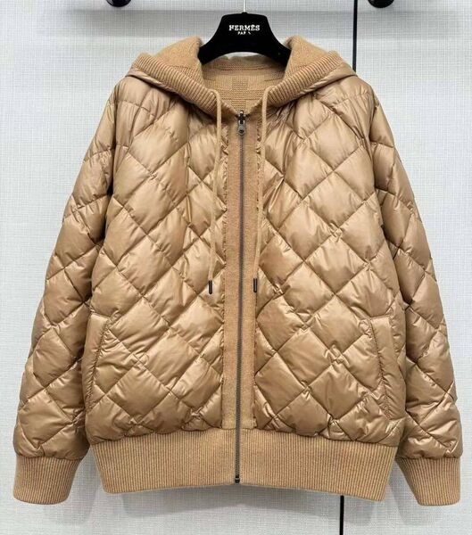 Куртка двухсторонняя Hermès женский бежевый 162764