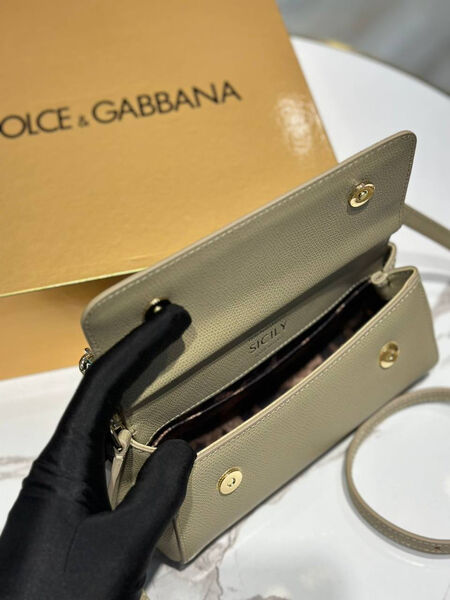 Сумка Dolce & Gabbana женский кожа болотный 174222-7