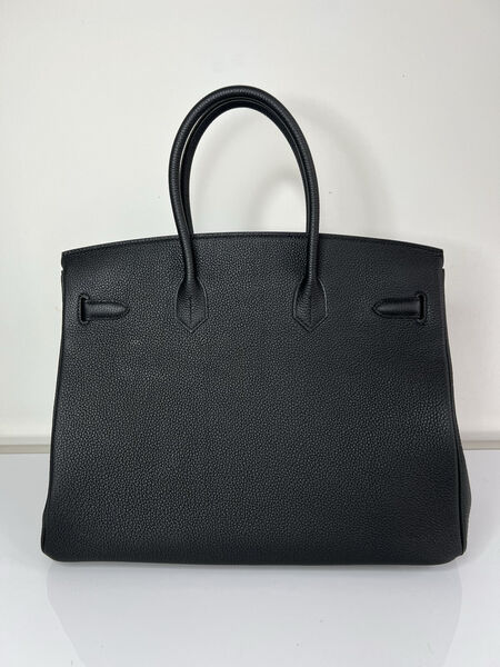 Сумка Hermès Birkin 35 женский кожа черный 139839-3