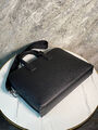 Мужской портфель Loewe мужской кожа черный 52083-9