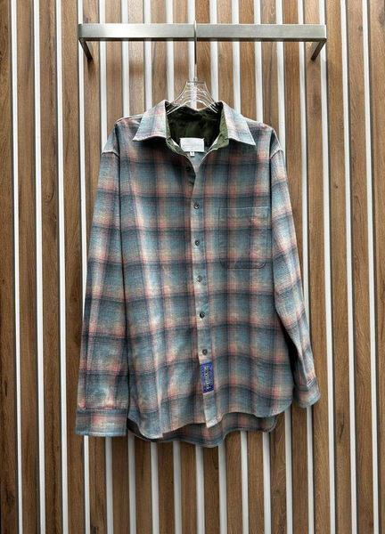 Рубашка Maison Margiela женский бирюзовый 127942-3