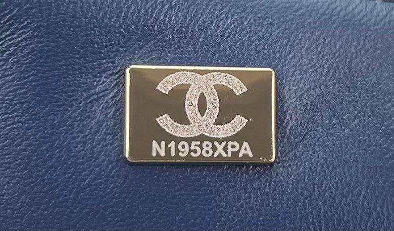 Сумка Chanel 2.55 женский замша синий 129075-7