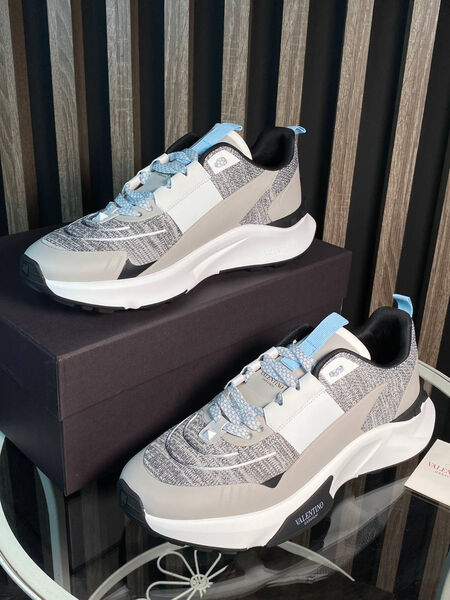 Мужские кроссовки Valentino мужской текстиль графитовый 151507-4