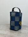 Мужской несессер косметичка Louis Vuitton мужской кожа синий 154010-2