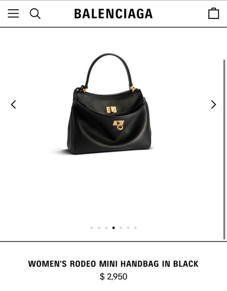 Сумка Balenciaga женский кожа черный 150386-8