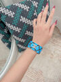 Браслет Chanel бирюзовый 158256-2