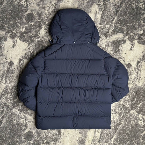 Мужской пуховик Moncler мужской синий 167334-2