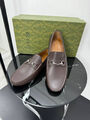 Мужские мокасины Gucci мужской кожа 195753-2