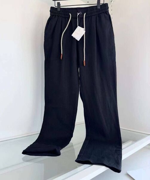 Мужские брюки Brunello Cucinelli мужской черный 143753