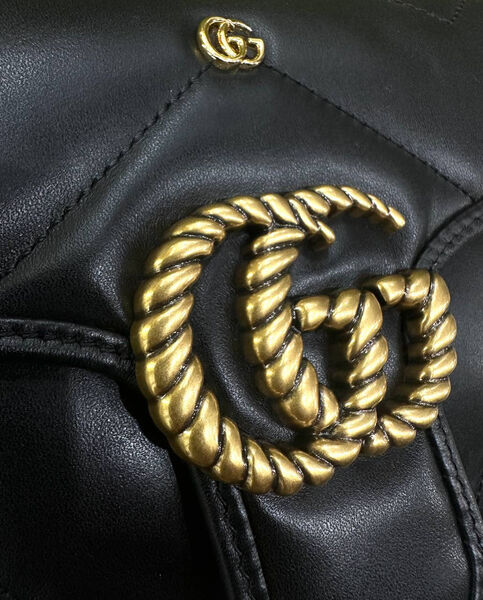 Сумка Gucci женский кожа черный 134281-4