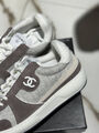 Кеды Chanel женский замша графитовый 159817-3