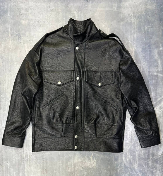 Куртка Saint Laurent женский кожа черный 139927-3
