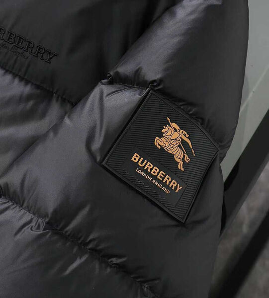 Мужской пуховик Burberry мужской черный 202393-7