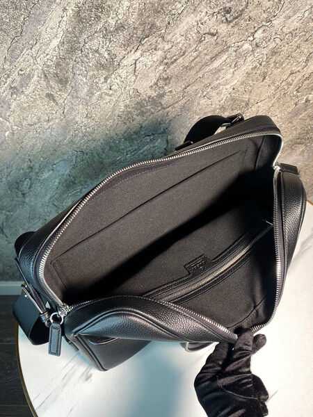 Мужской портфель Gucci мужской кожа черный 172602-5