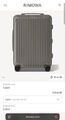 Чемодан Rimowa женский графитовый 194448-2