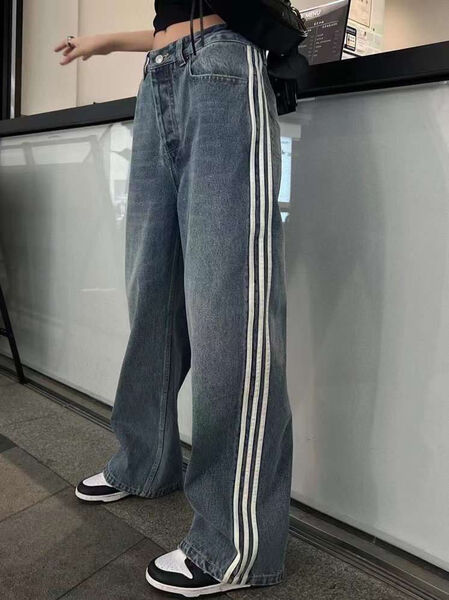 Джинсы Balenciaga женский джинса бирюзовый 101288