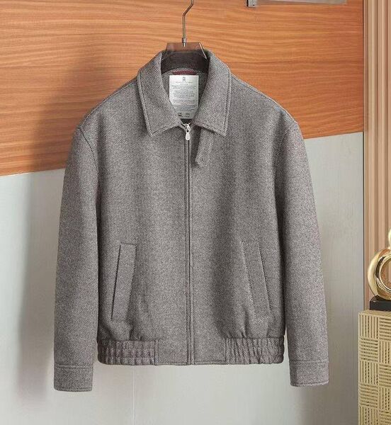 Мужская куртка Brunello Cucinelli мужской бежевый 196225