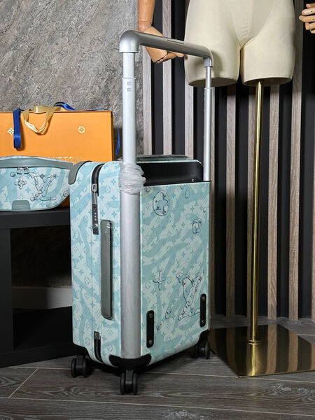 Чемодан Louis Vuitton женский кожа бирюзовый 155446-5